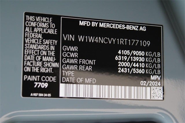 2024 Mercedes-Benz Sprinter 2500 Crew 170 WB AWD